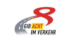 Gib Acht im Verkehr Logo